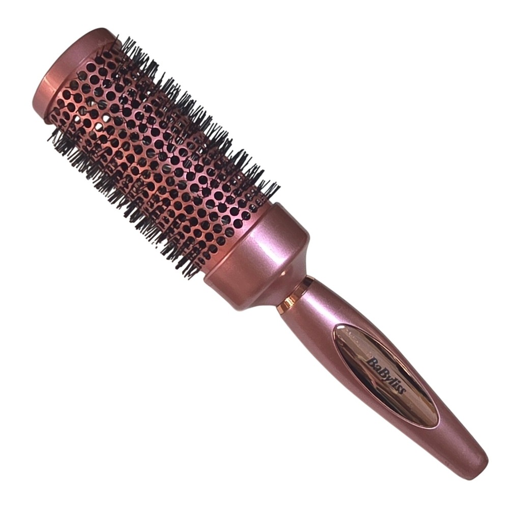 BaByliss‎ Pro Vented Round Thermal Hair Brush Rose Gold Metallic Large Barrel